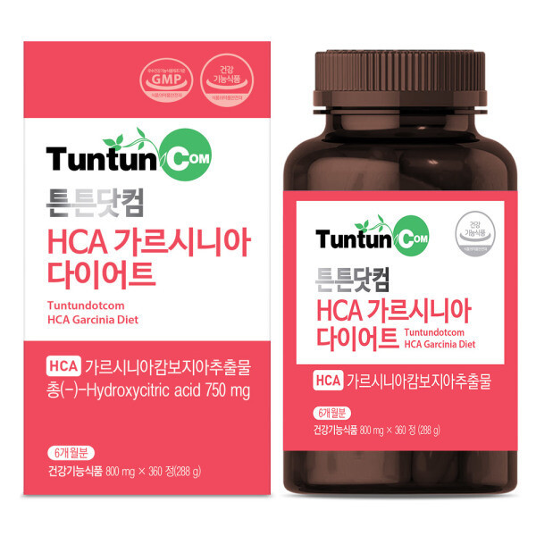튼튼닷컴 <b>HCA</b> 가르시니아 다이어트 (6개월분) 정품 / 건강기능식품