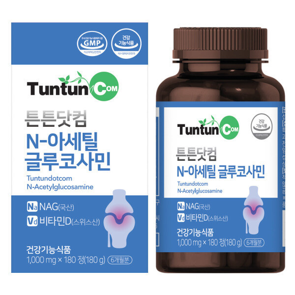 튼튼닷컴 N<b>아세틸글루코사민</b> (6개월분) 관절 연골 무릎 / 국산 NAG 500 mg 함유 / 건강기능식품