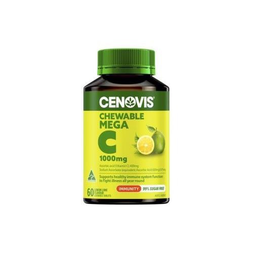Cenovis Chewable Mega <b>Vitamin C 1000mg Lemon Lime</b> 60 Tablets 16574