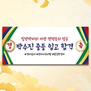 D4631 현수막 / 수능 만점 현수막 입시 대학 합격 축하 플랜카드