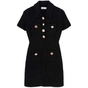 셀프포트레이트 셀프 포트레이트 미디 원피스 PF24041SB BLACK Black PF24 041S B