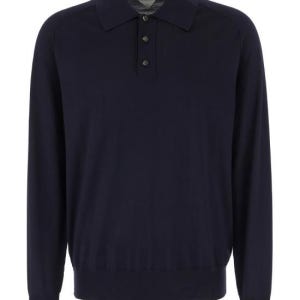 보테가베네타 폴로 티셔츠 793811 V4BF0 4121 NAVY BLUE 793811 V4BF0 4121