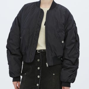 [이자벨마랑 에뚜왈] 블랙 단색 면혼방 긴팔자켓 ISJA4F442BK