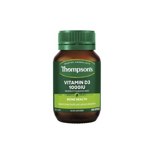 Thompsons <b>Vitamin D3</b> 1000IU 240 캡슐 Capsules 16840
