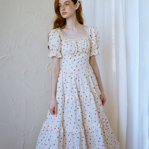 [쎄무아듀] Cest_Colorful polka dot cake dress Cest_Colorful polka dot cake dress