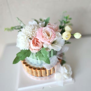 [밀라플로라] 2단 용돈케이크 돈케이크(토퍼증정), 밀라플로라