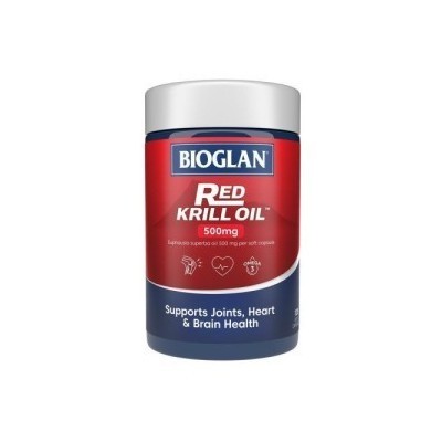 바이오글랜 <b>Red</b> <b>Krill Oil</b> 500mg 120 Soft 캡슐 17050