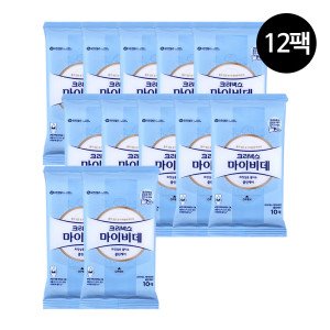크리넥스 크리넥스 마이비데 클린케어 화장실용 물티슈 휴대용 10매 X 12개입