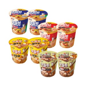 농심 누들핏 육개장맛+김치사발면맛+카구리맛+짜파구리맛 2개씩