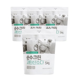 순수크린 순수크린 과탄산소다 5KG 4개