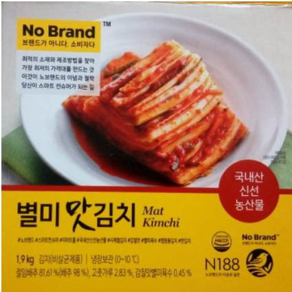 노브랜드 노브랜드 별미 맛김치 1.9kg 국산 국내산