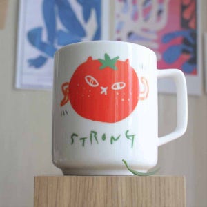 Strong 귤씨 튼튼한 화이트머그잔 넉넉한잔, JayeonStore_자연공방