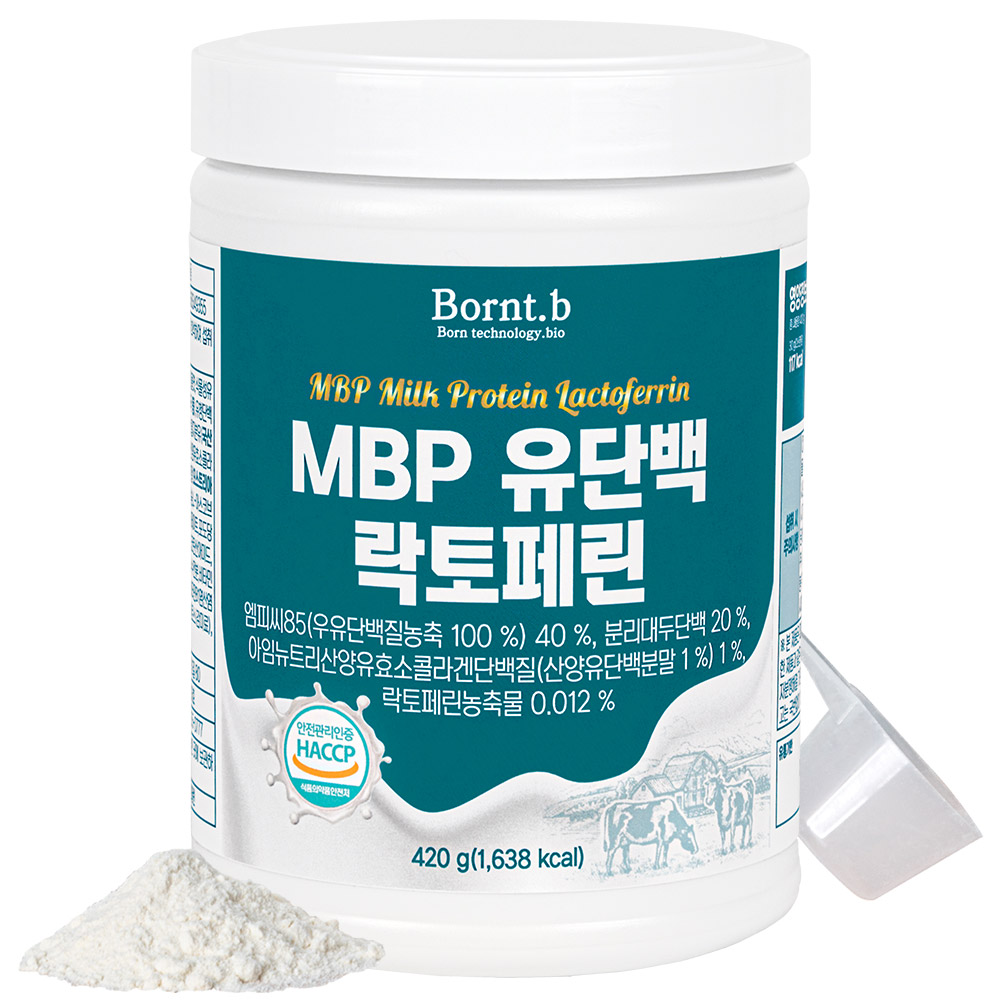 <b>본트비</b> MBP 유단백 락토페린 <b>프로틴</b>밸런스  420g  1개