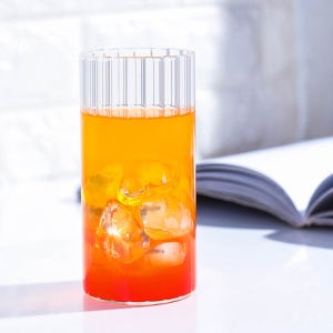 플리츠 유리컵 2p세트(360ml)