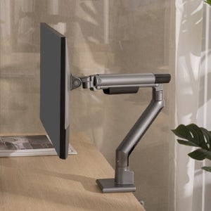 루나랩 스텔라 싱글 모니터암 거치대 그레이