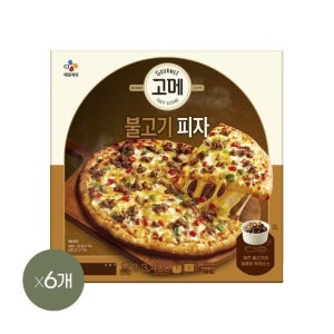 CJ제일제당 고메 클래식 불고기 피자 405g x6개