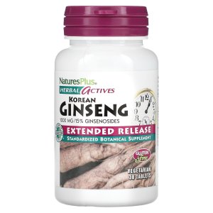 네이쳐스플러스 Herbal Actives Korean Ginseng Extended Release 1 000 mg 식물성 30정