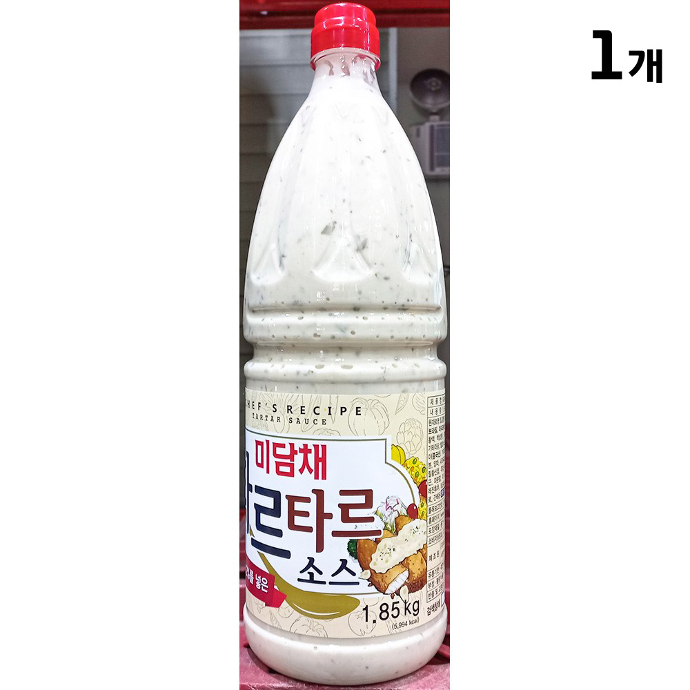 대용량 타르타르 소스 생선<b>가스</b> 1850g 생선까스소스  1.85kg  1개