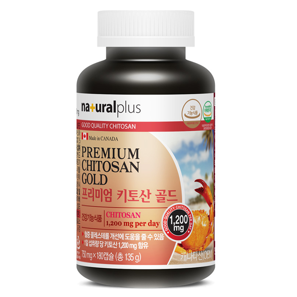 내츄럴플러스 프리미엄 키토산 골드  180정  1개
