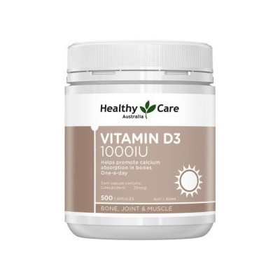 <b>헬시케어</b> Vitamin D3 1000IU 500 캡슐 17943