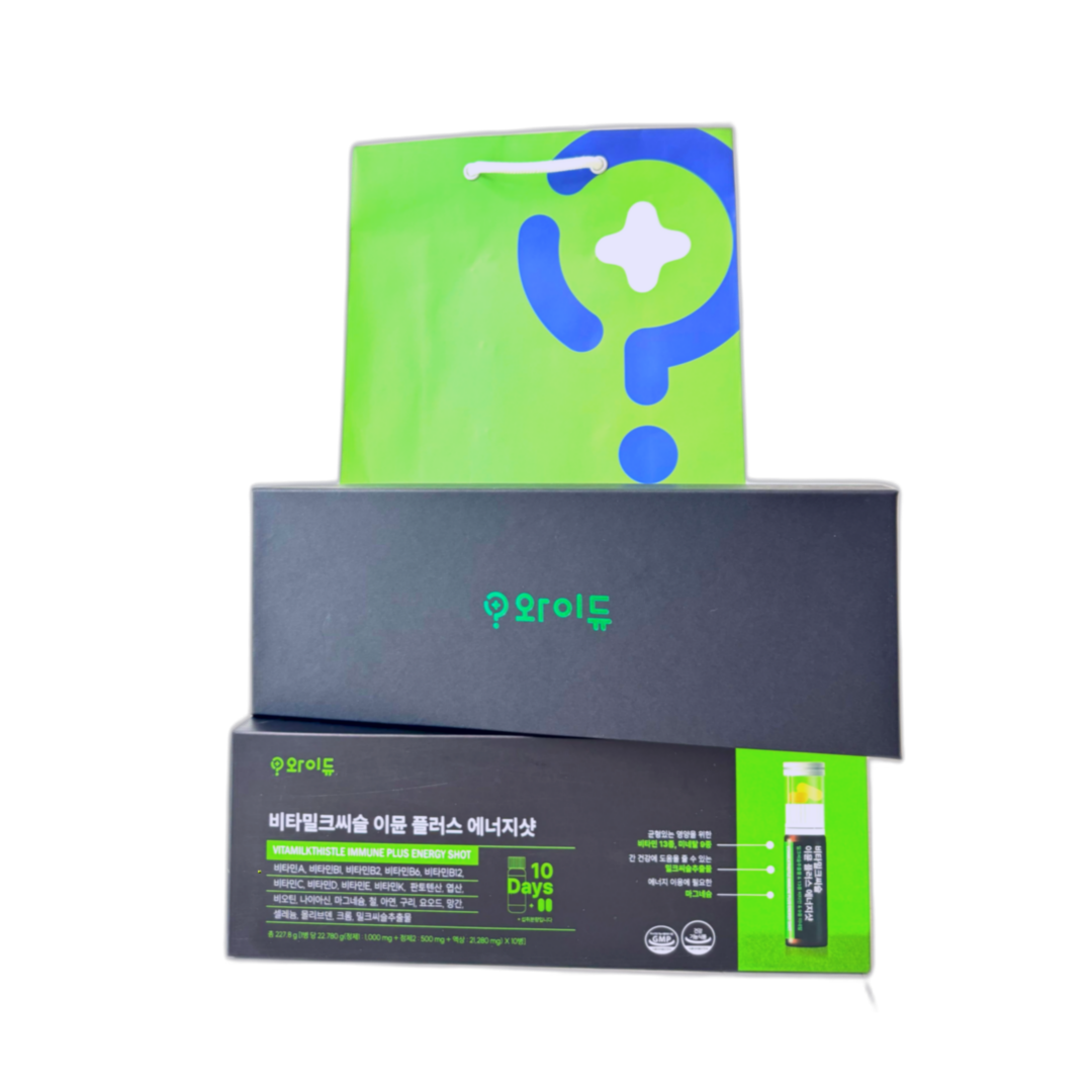 (선물세트)프리미엄영양제 끝판왕 와이듀 비타밀크씨슬 이뮨<b>플러스에너지</b>샷