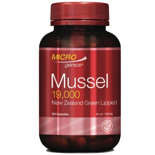 <b>마이크로제닉스</b> Mussel 19000 New Zealand Green Lipped 120 캡슐 18070