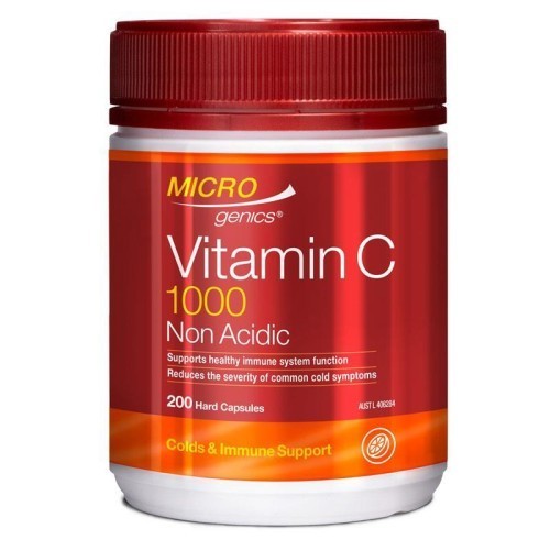 <b>마이크로제닉스 Vitamin C</b> 1000 Non Acidic 200 캡슐 18077