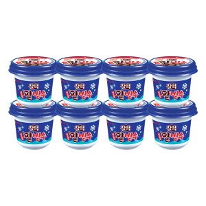 롯데웰푸드 찰떡 일품  팥빙수 아이스크림 240ml X8개