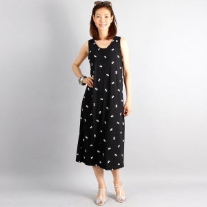 아이우먼 [하프클럽]빅사이즈사랑해요 0339L407 판다스판원피스 MN