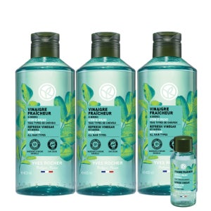 [이브로쉐] 모링가 리프레쉬 헤어 식초(딥클렌징) 400ml 3개 (+50ml 1개) YR23052