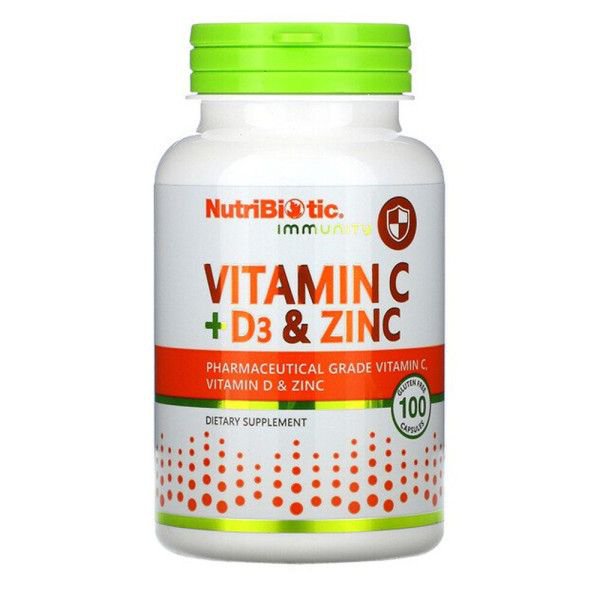 수입 뉴트리바이오틱 이뮤니티 Vitamin <b>CD3 징크</b> 100정