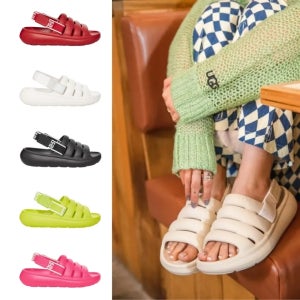 어그 키높이 방수 여성 샌들 스포츠 예