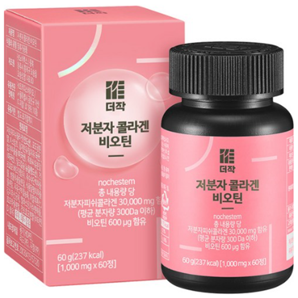 <b>더작</b> 저분자 콜라겐 비오틴  60정  6개