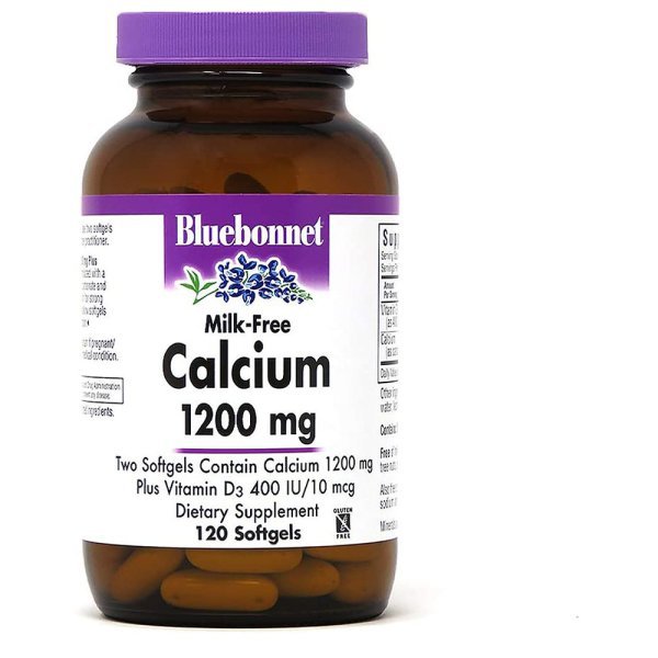 BlueBonnet - Calcium 블루보넷 밀크프리 <b>칼슘 1200mg</b> 120정