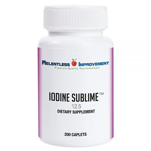 Relentless Improvement iodine Sublime 12.5mg 200캡슐