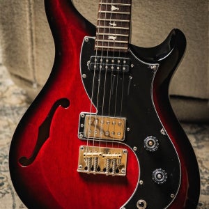 [약 10만원 상당 PRS 스트랩 증정!] PRS S2 Vela Semi Hollow-Scarlet Sunburst w/US Made Narrowfield & DS-01 Picku