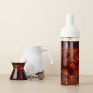 하리오 필터 인 보틀 750ml 화이트 침출식 냉침 유리병