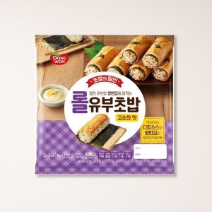 동원 초밥의달인 롤유부초밥(고소한맛) 254g x 2개