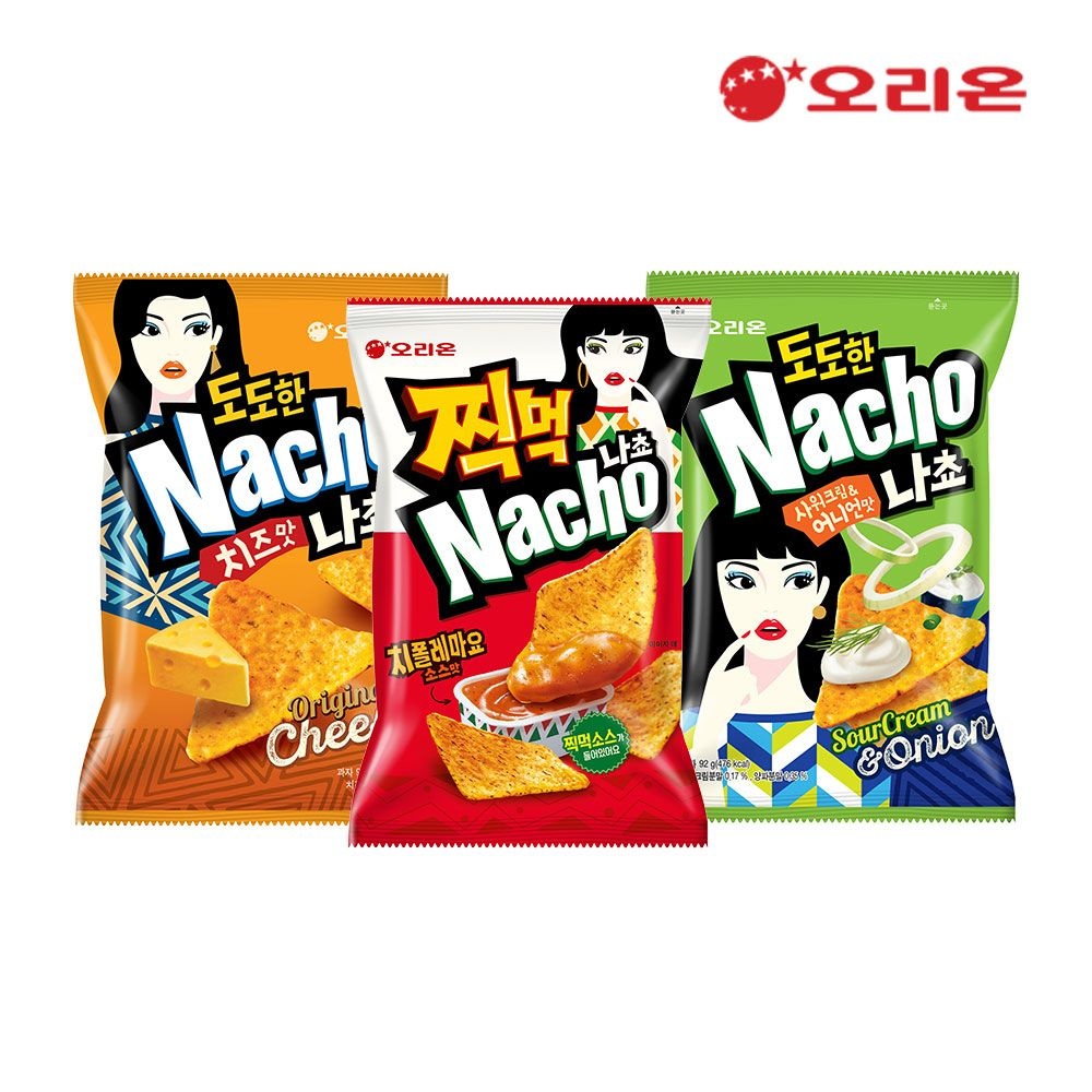 오리온 찍먹나쵸 4개+나쵸치즈 4개+나쵸어니언 4개 (12,020원) (무료)