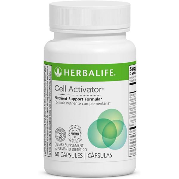 <b>Herbalife</b> 맨투맨 <b>허벌라이프</b> 체중조절 허브 단백질 헬스 건강식 쉐이크 영양지원 포뮬러 세포활성제 60캡슐 알로에 함유 및 <b>항산화</b> 활성