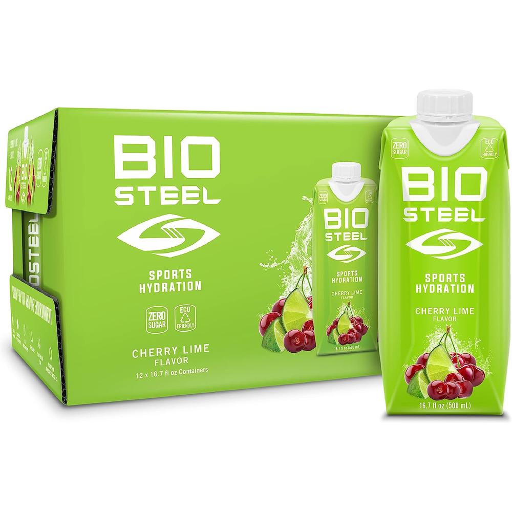 <b>바이오스틸</b> 스포츠 음료 필수 전해질 함유 체리라임 500ml 12개