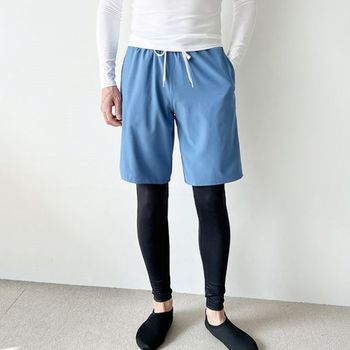 여름철 비치 웨어 남자 반바지 워터레깅스 세트