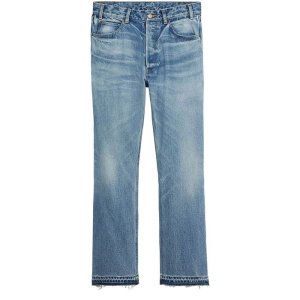셀린느 25 SS Wesley 웨슬리 루즈핏 로우라이즈 스트레이트 피스모 워시 데님 진 CELQE6S8BLUXT1AA00