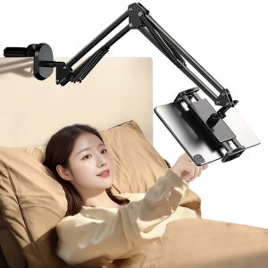 딜러버 침대 아이패드 핸드폰 거치대  블랙