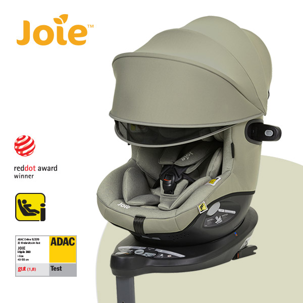 조이 아이스핀360 아이사이즈 회전형 신생아 카시트 오크
