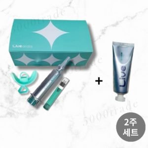 리브오랄스 퓨어다이아 셀프 치아미백제 세트 구강관리 10g 1개 +미백치약 80g 1개