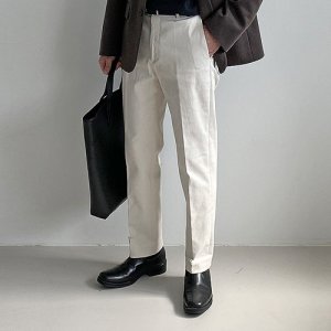 키작은남자 기모 슬랙스 키작남 겨울바지