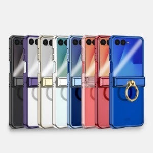 갤럭시 Z플립 케이스 강화유리 풀커버 마그네틱 힌지보호 핑거링 액정보호