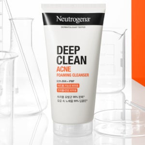 [뉴트로지나] 딥클린 아크네 포밍 클렌저 150g x2 8801108005407