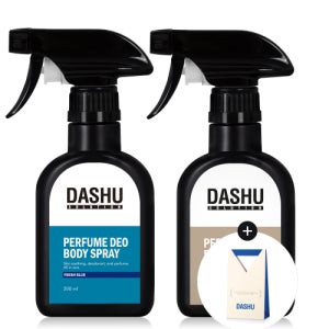 [다슈] SET 퍼퓸 데오 바디스프레이 200ml (프레쉬향+딥우디향)(+선물패키지 증정) 1489396